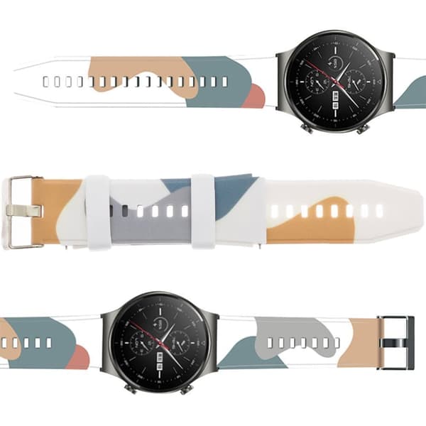 Moro-rem for Huawei Watch GT2 Pro Silikonarmbåndsur Armbåndmønster 3