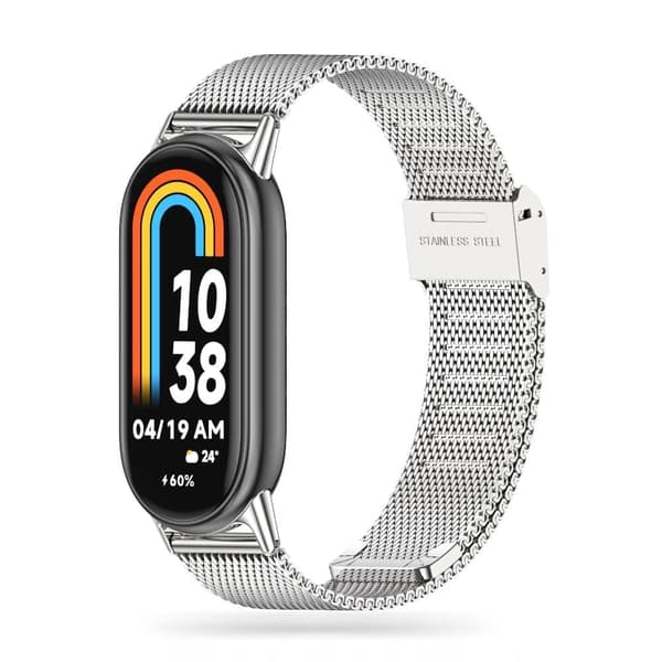 TECH-PROTECT MILANESEBAND XIAOMI SMART BAND 8/8 NFC SØLV