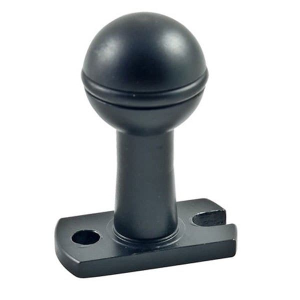 10bar A Aluminium Dubbel Kulskruvadapter Svart