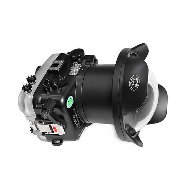 Sea Frogs Boende För Sony A6600 Med Torr Kupol 6 Svart,Silver