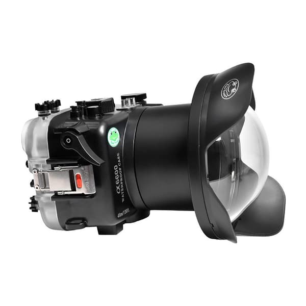 Sea Frogs Boende För Sony A6600 Med Torr Kupol 6 Svart,Silver
