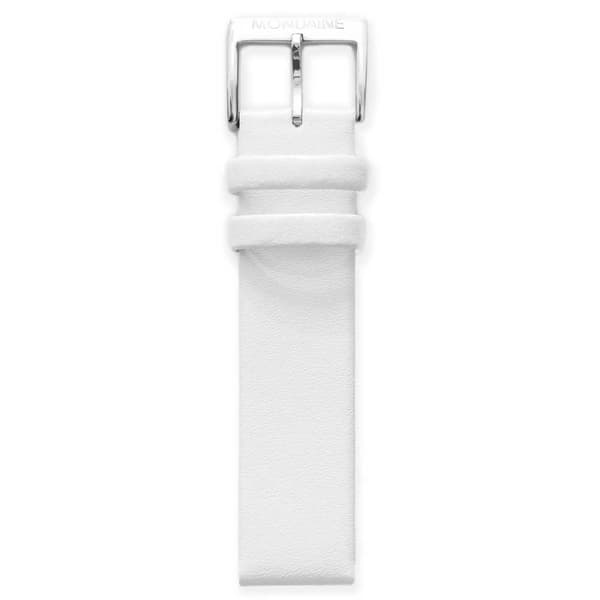 Mondaine Rem Genuine Leather Hvid 22 mm