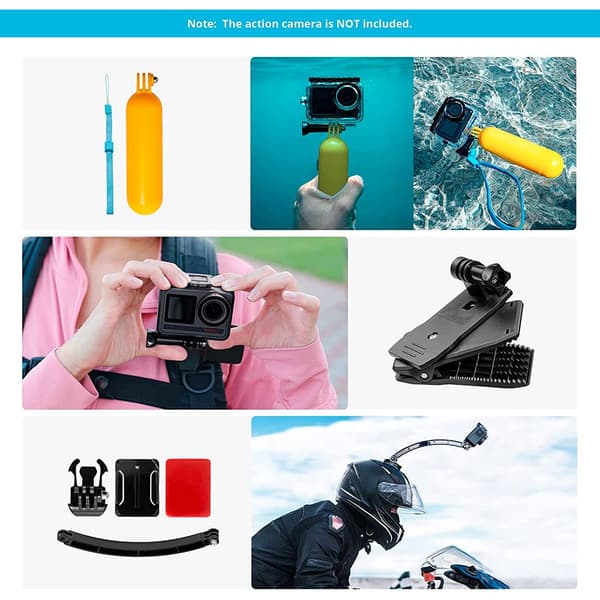Akaso Kit Af 14 Action-tilbehør Søvfarvet