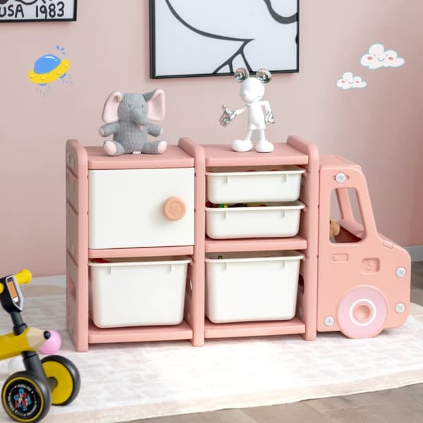 Opbevaringsskab, 110,5x33x66 cm, Pink