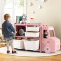 Miniatyrbillede 7 af 8: Opbevaringsskab, 110,5x33x66 cm, Pink