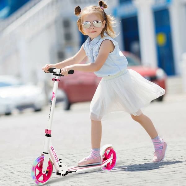 Sparkcykel, 34x88 cm, Rosa
