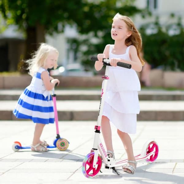 Sparkcykel, 34x88 cm, Rosa