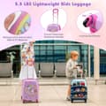 Miniatyrbild 5 av 8: Barnbagageset, 15x12x29-32", Rosa