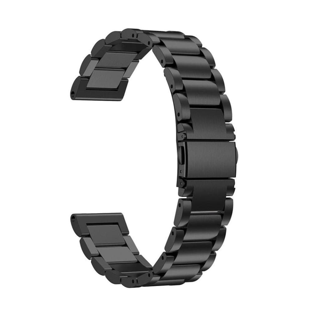 Garmin Fenix 5S Rustfri stål urrem - Sort