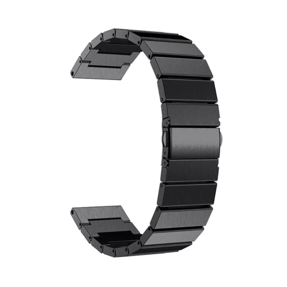 Garmin Fenix 5S Smuk rem i rustfri stål - Sort