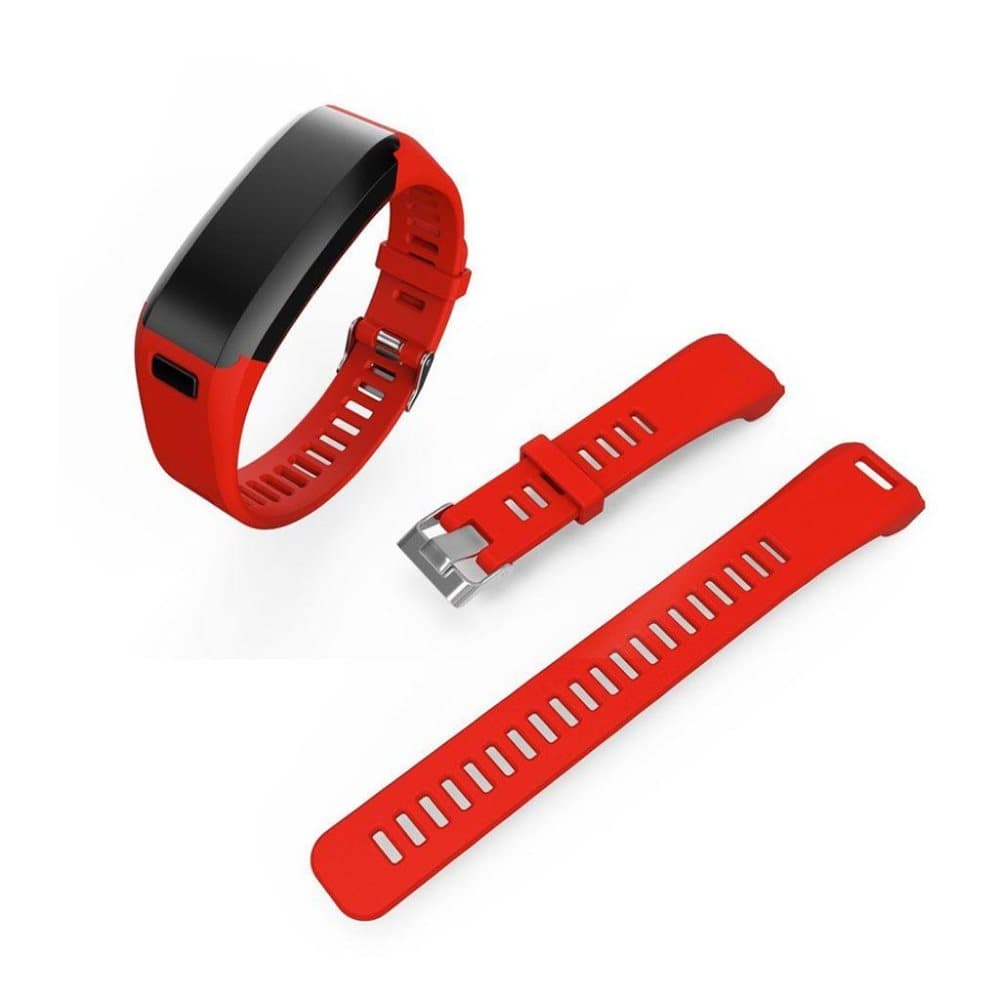 Garmin Vivosmart HR stilfuldt og holdbart silikonerem - Rød