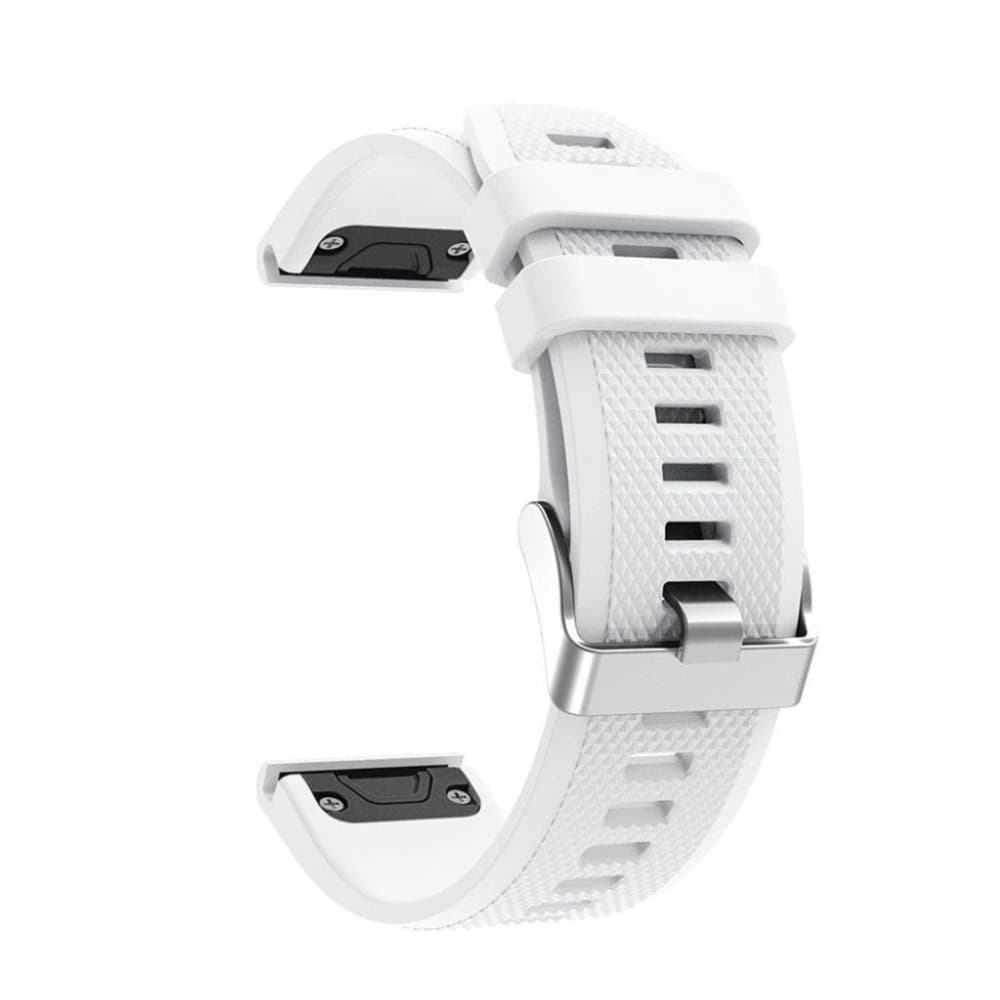 Garmin Forerunner 935 Blød silikone urrem - Hvid
