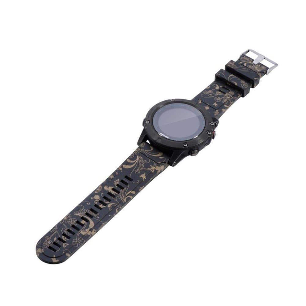 Armbånd til Garmin ure - Stilfuldt blomst