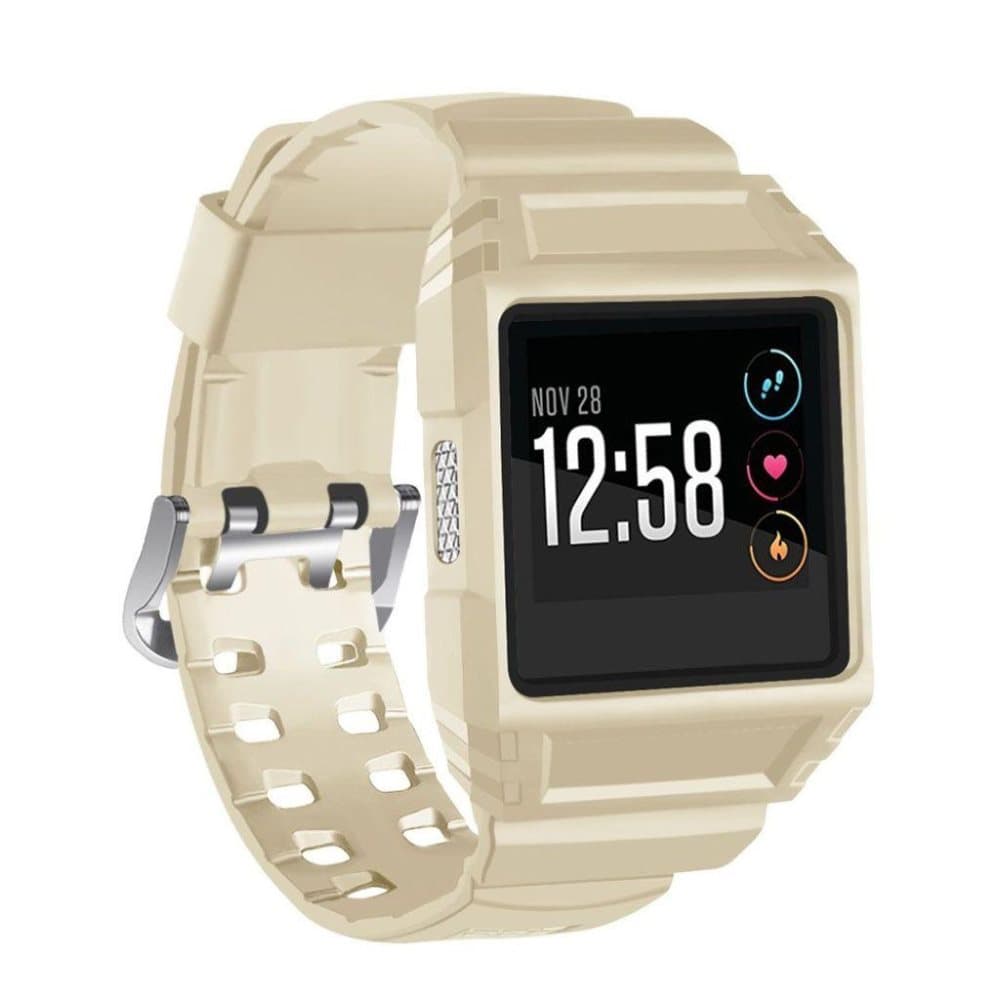 Fitbit Ionic trendikäs ranneke - Kulta ja Musta