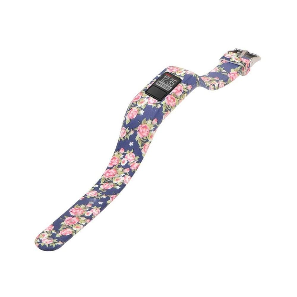 Garmin Vivofit JR Printet Mønster sports urrem - Pink Rose