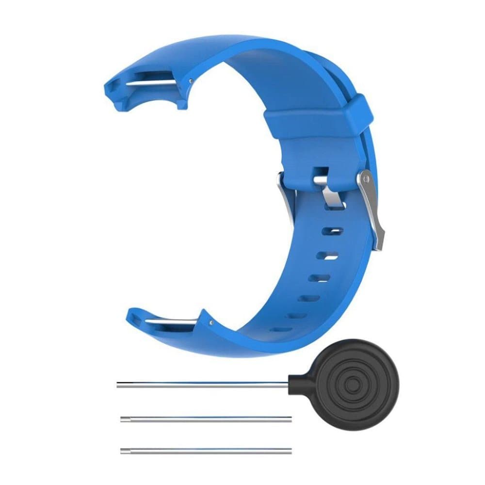 Garmin Approach S3 blød silikone sports urrem - blå