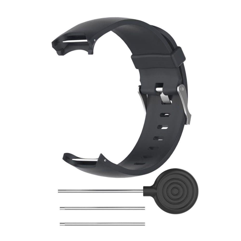 Garmin Approach S3 blød silikone sports urrem - Sort