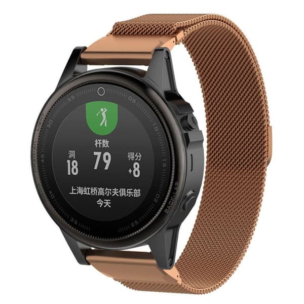 Garmin Fenix 5S milanese ruostumaton teräs magneettinen vai