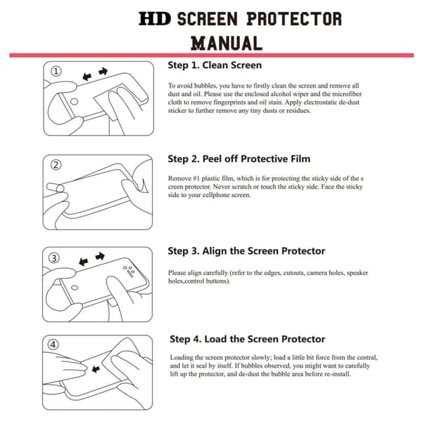 Xiaomi Mi Band 4 skärmskydd i härdat glas 2 pack