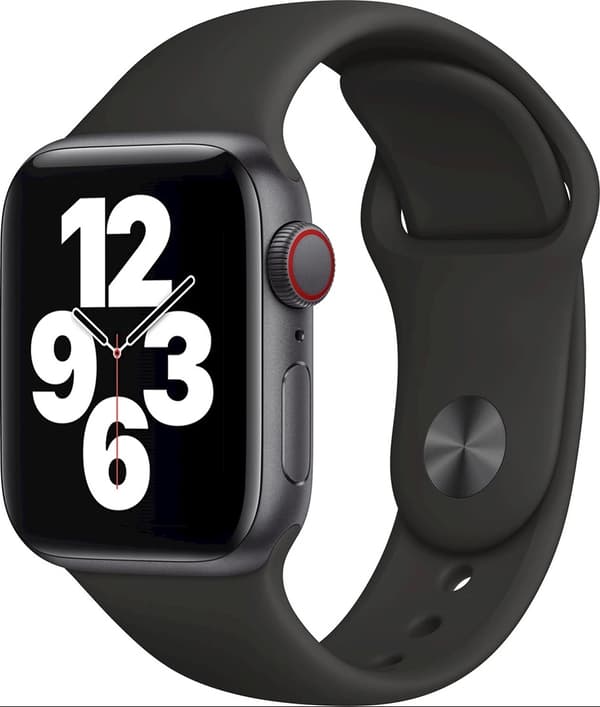 Apple Watch SE 2020 ALU 44mm eSim Svart Grade B Used