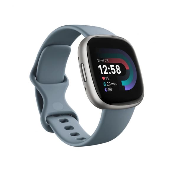 Fitbit Versa 4 Blå/Platina
