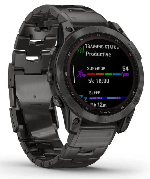 Garmin Fenix 7X Solar, grå