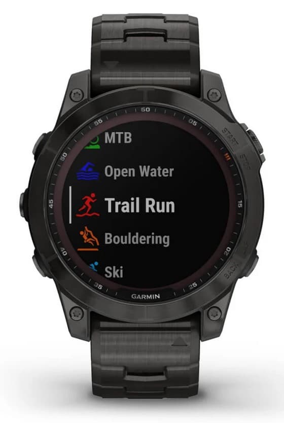 Garmin Fenix 7X Solar, grå