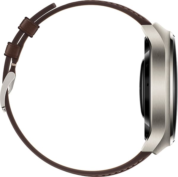 Huawei Watch 4 Pro LTE - Smartklokke, 49 mm, brun lærrem