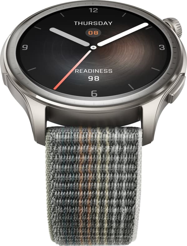 Amazfit Balance smartklokke, 46 mm, solnedgangsgrå