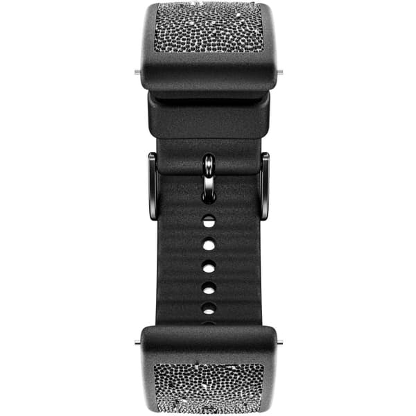 Polar Armbånd med krystall 20 mm svart S-M