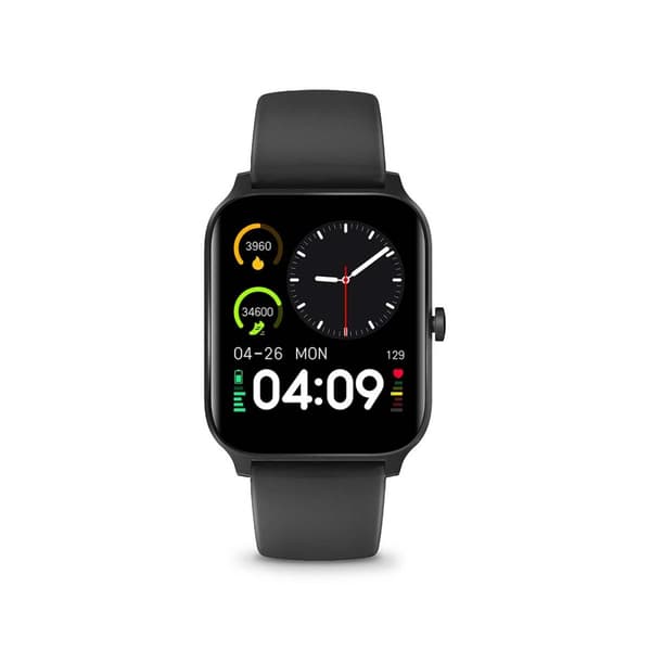 Nedis SmartLife Ur | 1.69 " | LCD | IP68 | Maksimal driftstid: 240 timer | Android™ / IOS | Sort