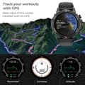 Miniatyrbild 6 av 8: KSIX Smartklocka Explorer GPS - Svart