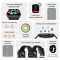 Miniatyrbilde 5 av 7: KSIX Smartwatch Olympo - black