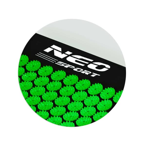 Neo-Sport NS-901 piikkiakupainantamatto, musta ja vihreä