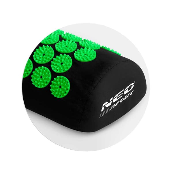 Neo-Sport NS-901 piikkiakupainantamatto, musta ja vihreä