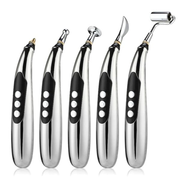 5 i 1 Elektronisk Akupunktur Pen Massager til Nakke Ryg Body Laser