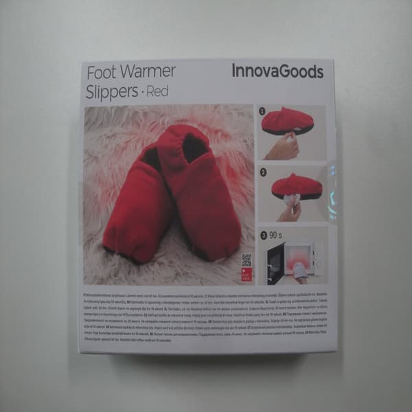 Mikrovågsuppvärmningsbara tofflor InnovaGoods