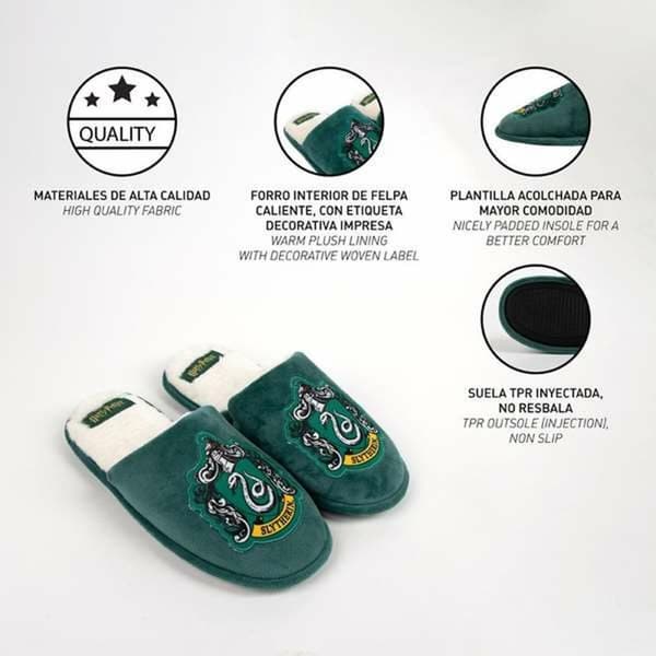 Hjemmesko Harry Potter Slytherin  Grøn - 40-41