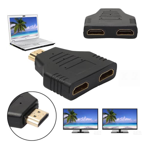 Splitter HDMI A Hane till 2x HDMI A Hona