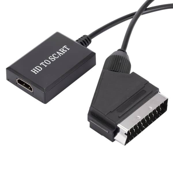 HDMI-Scart-muunnin - 1080p-muunnos ääni- ja videotuen kanssa