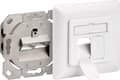 Miniatyrbillede 3 af 8: Goobay Network vægstik indbygningsboks - 2x RJ45 / CAT6 - hvid