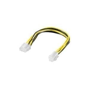 Wentronic goobay - strømkabel - internt - 8-benet stik - P4 4-benet stik - 24 cm