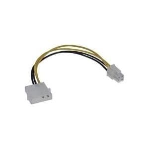 InLine - Strømforsyning - 4 PIN ATX12V (F) - intern strømforsyning, 4-benet (M) - 20 cm (26632)