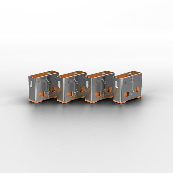Lindy USB Port Blocker - USB Port Blocker - Orange (pakke med 10) (40463)