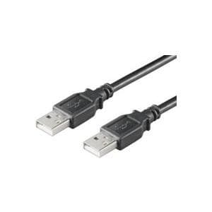 MicroConnect USB 2.0 - USB-kabel - USB (M) till USB (M) - USB 2.0 - 50 cm - svart
