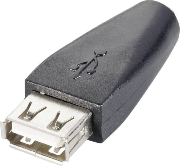 Goobay USB/3,5 mm Adapter USB-A Svart