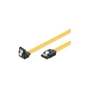 Wentronic goobay - SATA-kabel - SATA till SATA - 1,0 m - 90°-kontakt, insnäppt (95024)