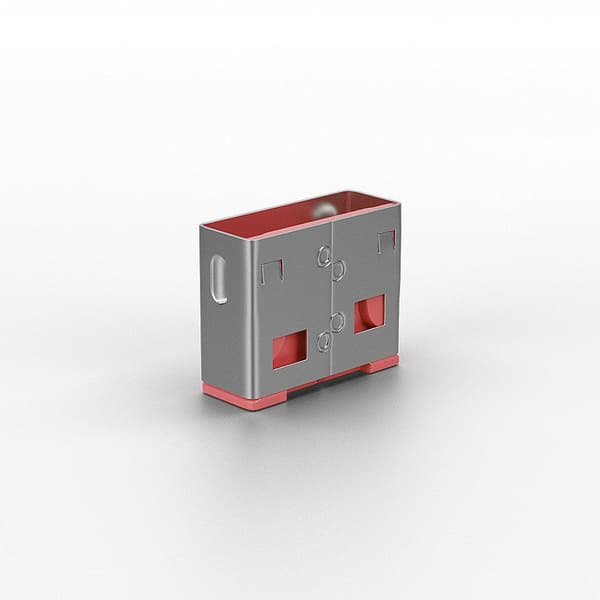 Lindy USB-portblockerare - USB-portblockerare - rosa (pack med 10) (40460)