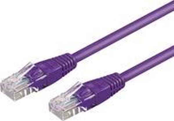 Wentronic CAT6 netværkskabel - RJ45 - Lilla - 0,50 m