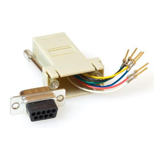 ECO - RJ45 til sub-D 9 pin - Grå